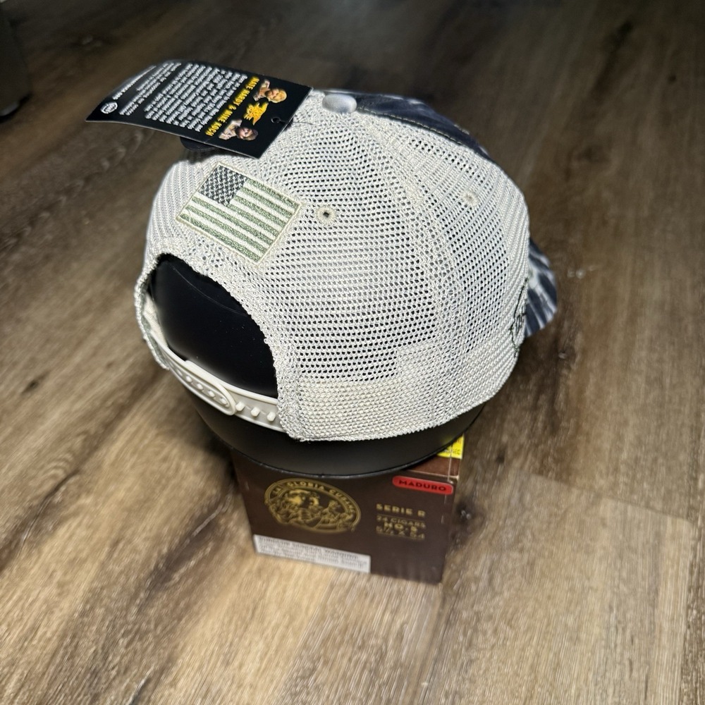 Oklahoma Sooners Snapback Hat Camo Tie Dye Military Army Mesh Trucker OHT‎ Cap - Picture 3 of 8